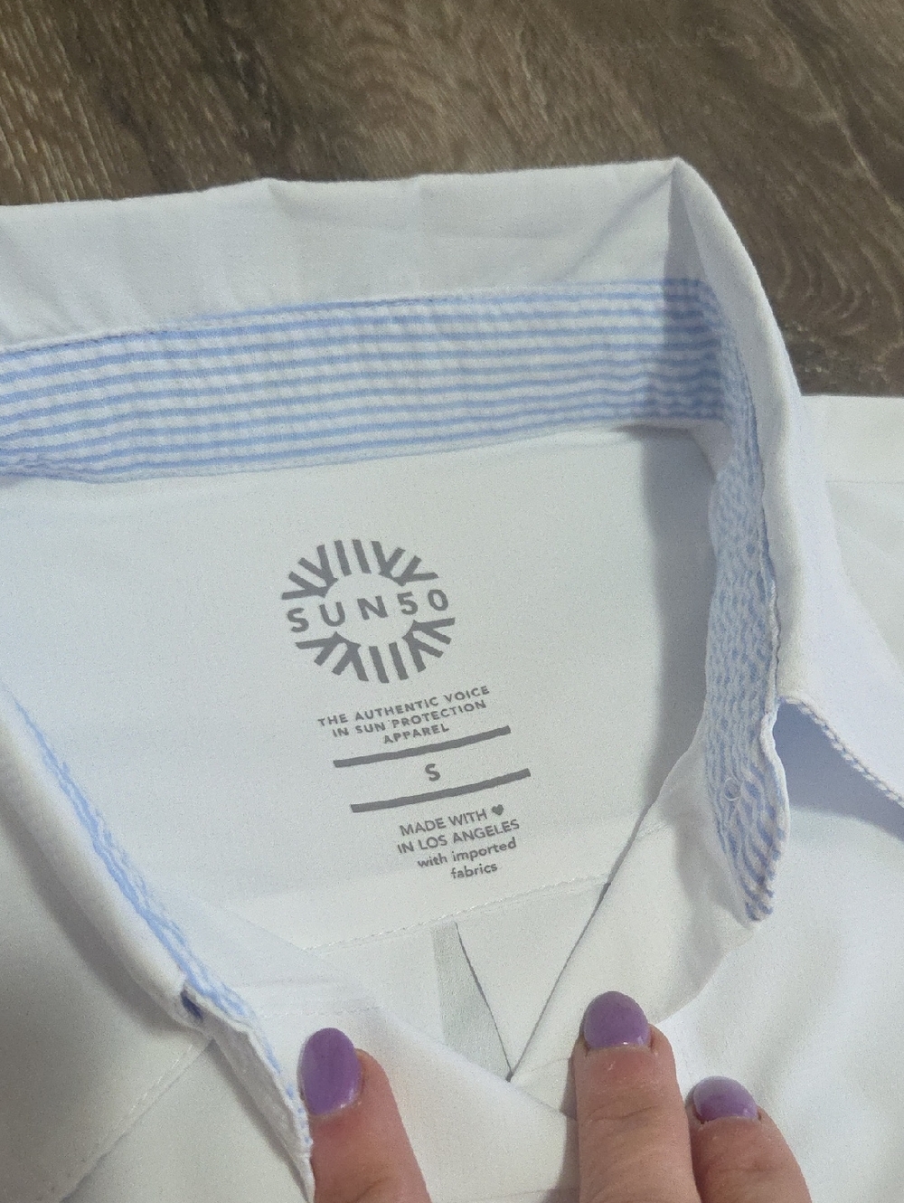 NEW! SUN50 White Long Sleeve Swim Cover-Up Shirt Relaxed High Low - Picture 3 of 13